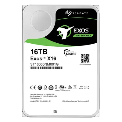 Seagate 16TB Exos X16 rpm SATA III 3.5" Internal HDD