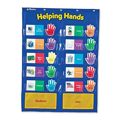 Learning Resources Helping Hands Pocket Chart Classroom Organization