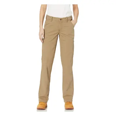 carhartt womens Rugged Flex Loose Fit canvas (Big & Tall) Work Utility Pants Yukon Tall US