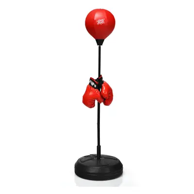 Punching Ball Height Adjustable Stand Box Fightball Punch Boxing Set