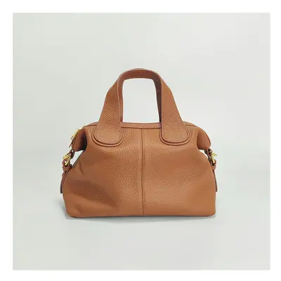 (Light Brown) The New Leather Handbags Wraps The Female Head Layer Cowhide Women's Bag Messenger