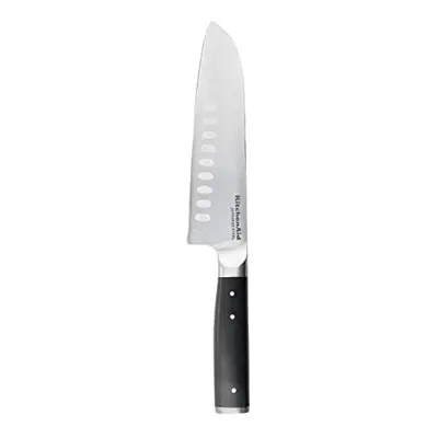 Gourmet 18cm / Inch Santoku Kitchen Knife, Sharp High-Carbon Japanese Steel