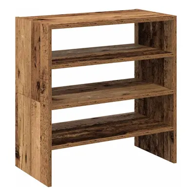 (old wood, pcs) vidaXL Shoe Racks Stackable Shoe Cabinet Shoe Storage Shelf Hallway Cupboard