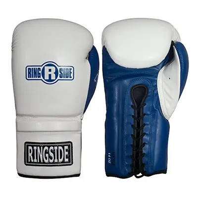 Ringside Lace IMF Tech Boxing Training Sparring Gloves White ,16 OZ