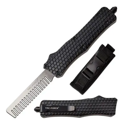 Tac Force Retractable Beard Comb w/ Glassbreaker (Honeycomb)