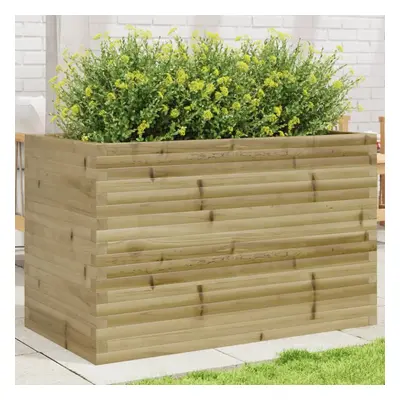 vidaXL Garden Planter Outdoor Flower Pot Planter Pot Impregnated Wood Pine