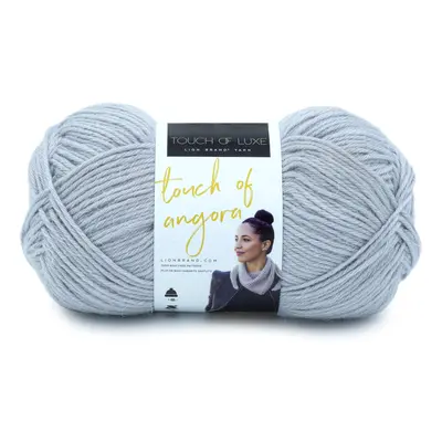 Lion Brand Yarn Touch of Angora Yarn Pearl Grey