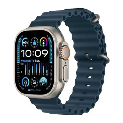 Apple Watch Ultra 49mm(GPS+Cellular) (MREG3, Titanium Case with Blue Ocean Band)