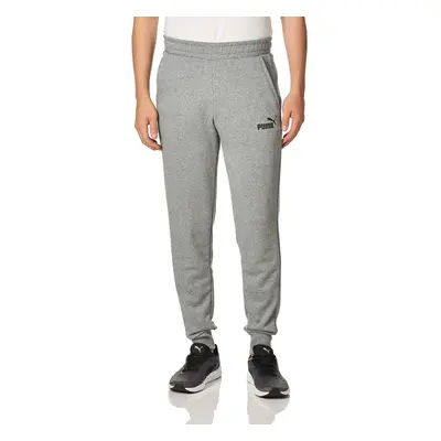 PUMA mens Essentials Logo Sweatpants Medium Gray Heather Large US