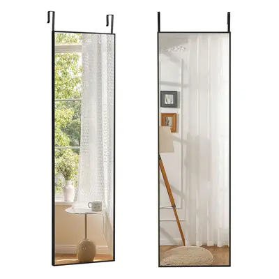 Full Length Mirror Over the Door/Wall Mounted Dressing Mirror Metal Framed