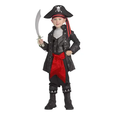 Pirates of the Seven Seas Child's Captain Black Costume Toddler