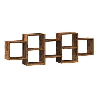 (old wood, x x cm) vidaXL Wall Shelf Floating Shelf Wall Storage Shelf Engineered Wood