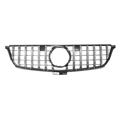 Front Grille GTR Style Grill Silver Vent For Mercedes Benz Chrome