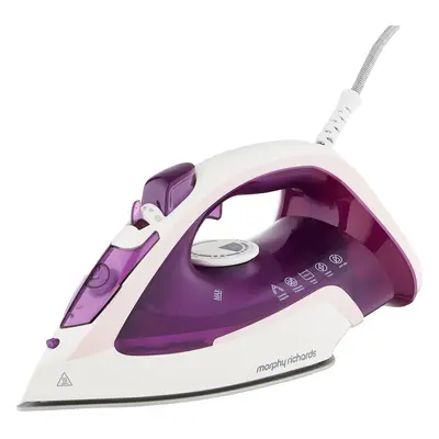 Morphy Richards Turbosteam Steam Generator Iron Pink/White, Ceramic Soleplate