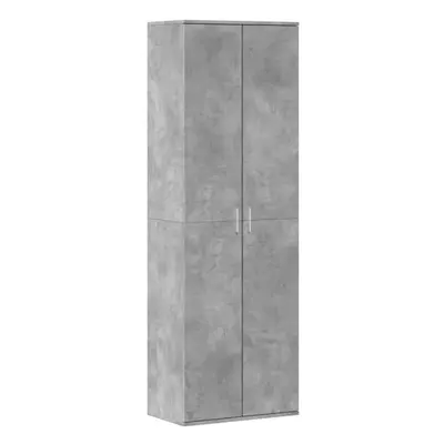 vidaXL Highboard Sideboard Cabinet Side Cupboard Concrete Grey Engineered Wood