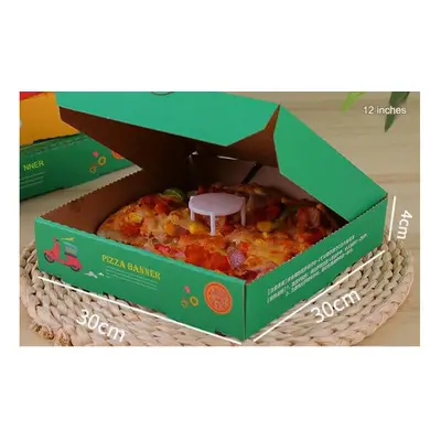 (15.74 inches * * 4CM, 180g face paper) Commercial Pizza Cardboard Boxes 6/7/9/12 Inch Household