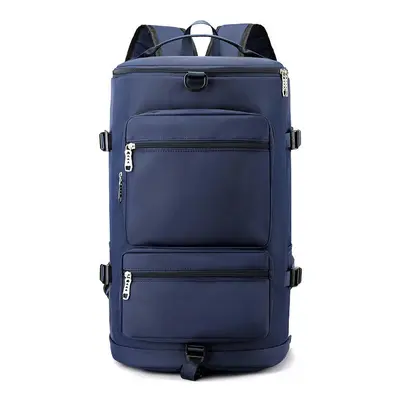 (Navy blue) Use More Casual Travel Packs Men And Women, Large Capacity, Dry And Wet, Separated F