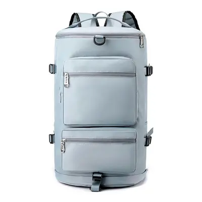 (Light blue) Use More Casual Travel Packs Men And Women, Large Capacity, Dry And Wet, Separated 