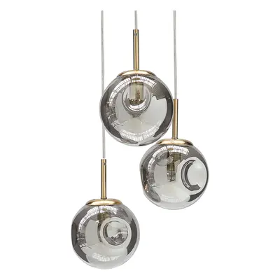 Pendant Lamp RALFES Glass Brass