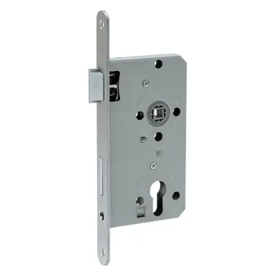 61706 ES PZ2 R 55 20 Mortice Lock, Silver, 20mm