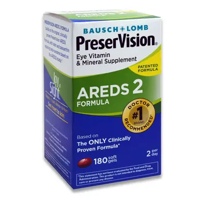 Bausch & Lomb, PreserVision, AREDS Formula, Soft Gels