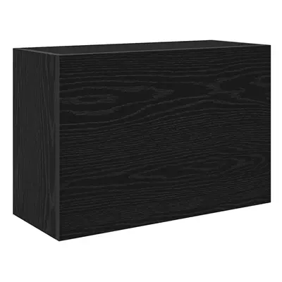 (black, x x cm) vidaXL Bathroom Wall Cabinet Hanging Wall Storage Cupboard Engineered Wood