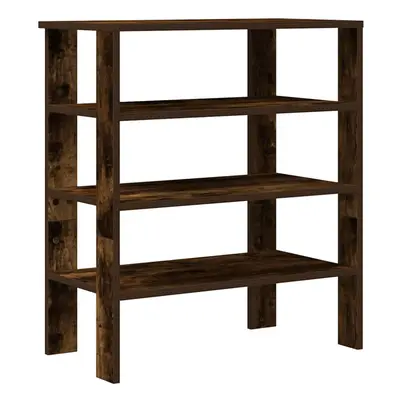 (smoked oak, cm) vidaXL Shoe Rack Old Wood 61x32x105 cm Engineered Wood shoe storage shoe shelf