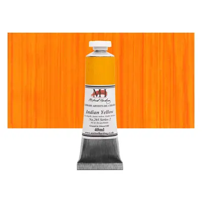 Michael Harding Artist Oil Colours Indian Yellow 40ml Tube