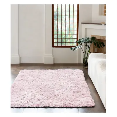 (Blush Pink, 160X230CM) Cuddle Fluffy Rugs Anti Slip Shaggy Rugs Bedroom Floor Soft Carpets Mats