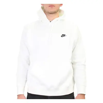 Nike Pull Over Hoodie White/White/Black Small