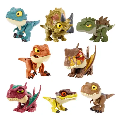 Jurassic World Snap Squad Attitudes Bundle Assortment of Dinosaur Figures