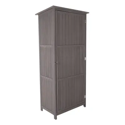 CHARLES BENTLEY FSC Certified, Wooden, Storage Shed, Grey, Tall, Small, Outdoor, Garden Storage,