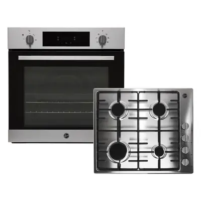 Hoover H-OVEN PHC3B25CXHHW6LK3 Built In Electric Single Oven and Gas Hob Pack