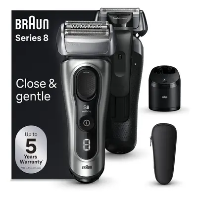 Braun Series Electric Shaver for Men, 4+1 Shaving Elements & Precision Long Hair Trimmer, SmartC