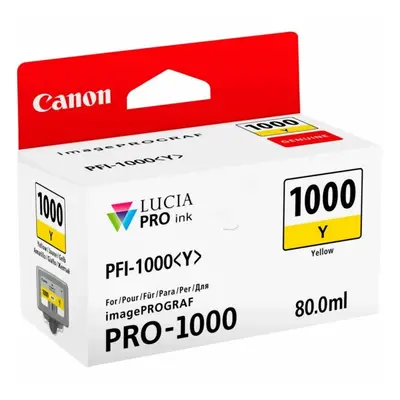 Canon 0549C001 (PFI-1000 Y) Ink cartridge yellow, 3.37K pages, 80ml