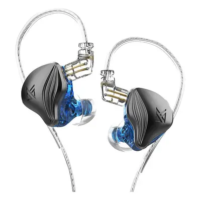 (Grey, Without Mic) Static Electrostatic Driver Dynamic Drive Earphone Hi-Fi Bass Earbud Sport N