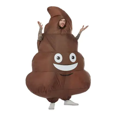 Adults Inflatable Poop Fancy Dress Costume (One Size)