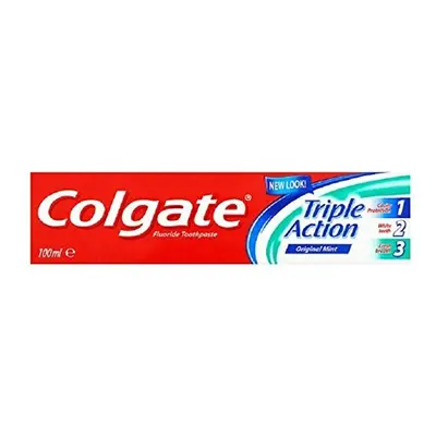 Colgate Triple Action Original Mint Fluoride Toothpaste, ml, Pack of