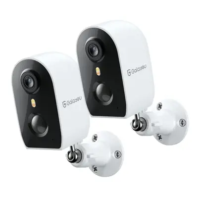 GALAYOU Cameras House Security Outdoor Wireless - 2K Battery Powered WiFi CCTV Camera Systems, P