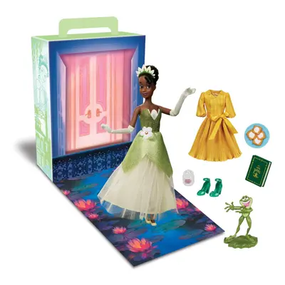 Disney Store Official Princess Story Doll (Tiana) Inches Includes Coloring Book and Additional D