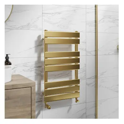 (Brushed Brass, x 450mm) Heatsync Bathroom Heated Towel Rail Radiators Central Heating Radiators