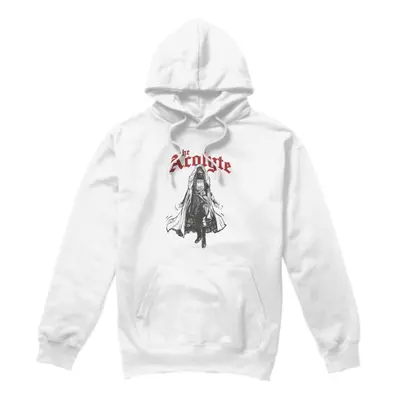 (XXL, White) Star Wars: The Acolyte Mens High Republic Dark Side Hoodie