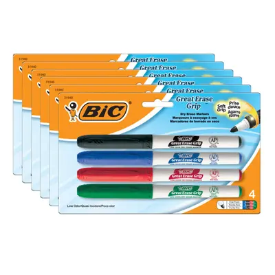 Great Erase Low Odor Dry Erase Markers Fine Point Assorted Colors Per Pack Packs