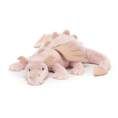 Jellycat Rose Dragon Stuffed Animal Huge