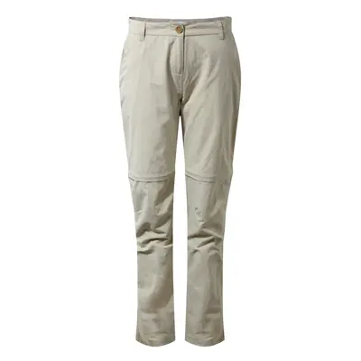 (18R UK, Desert Sand) Craghoppers Womens/Ladies NosiLife III Convertible Trousers