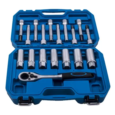 18pcs Shock Absorber Strut Dome Bearing Tool Socket Wrench Nut Set Universal