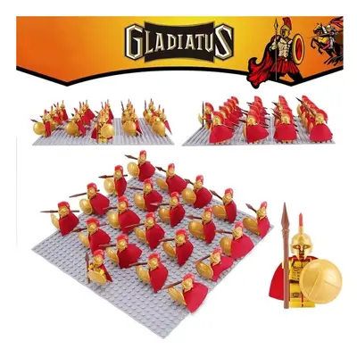 (Roman commander) 21PCS Roman Golden Knight Warrior Minifigures Toys Action figures Building Toy