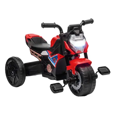 AIYAPLAY in Baby Trike with Headlights, Music, Horn - Red