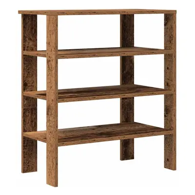 (old wood, cm) vidaXL Shoe Rack Old Wood 61x32x105 cm Engineered Wood shoe storage shoe shelf