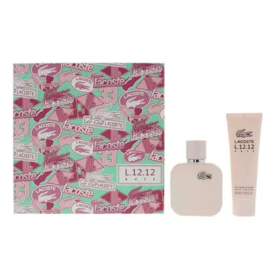 Lacoste Eau De Lacoste L.12.12 Rose Piece Gift Set For Women